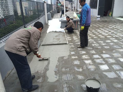 廣州廣場磚屋面漏水治理案例
